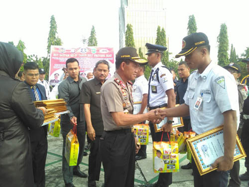 Satpam Asal Kampar Terbaik se-Riau, Ini Kata Kapolres Kampar